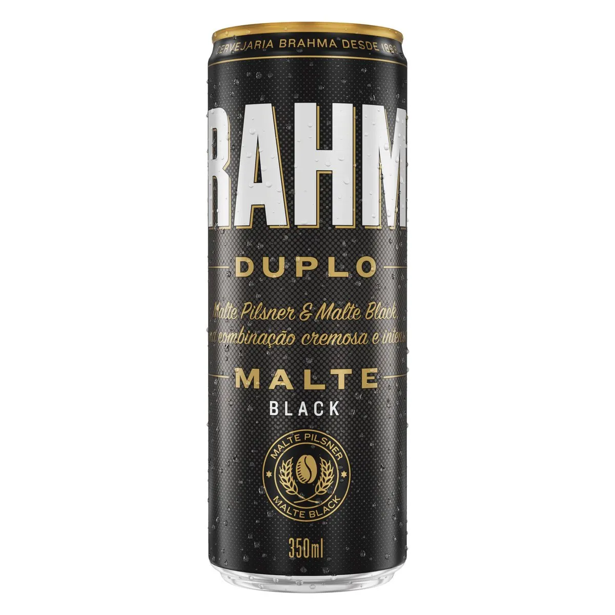 Brahma Duplo Malte Black - Lata 350ml