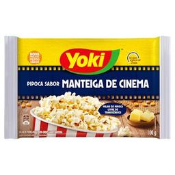 Pipoca Yoki Manteiga de Cinema - Pacote 100g