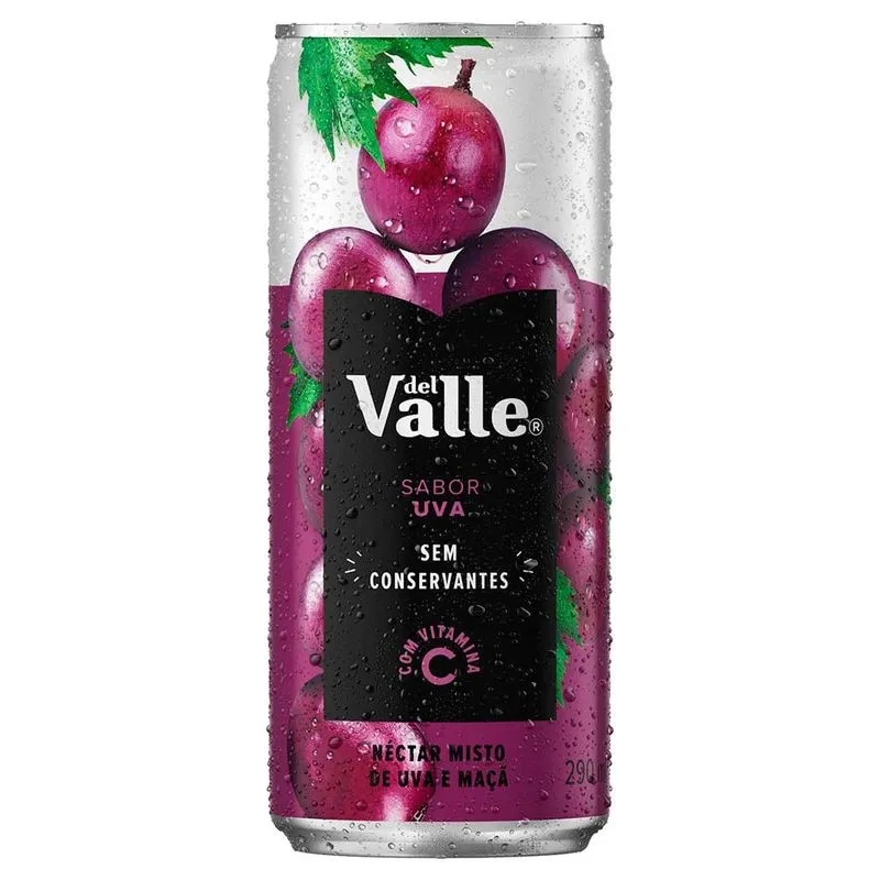 Suco Uva Del Valle - Lata 290ml