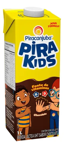 Pirakids Chocolate - Caixa 1L