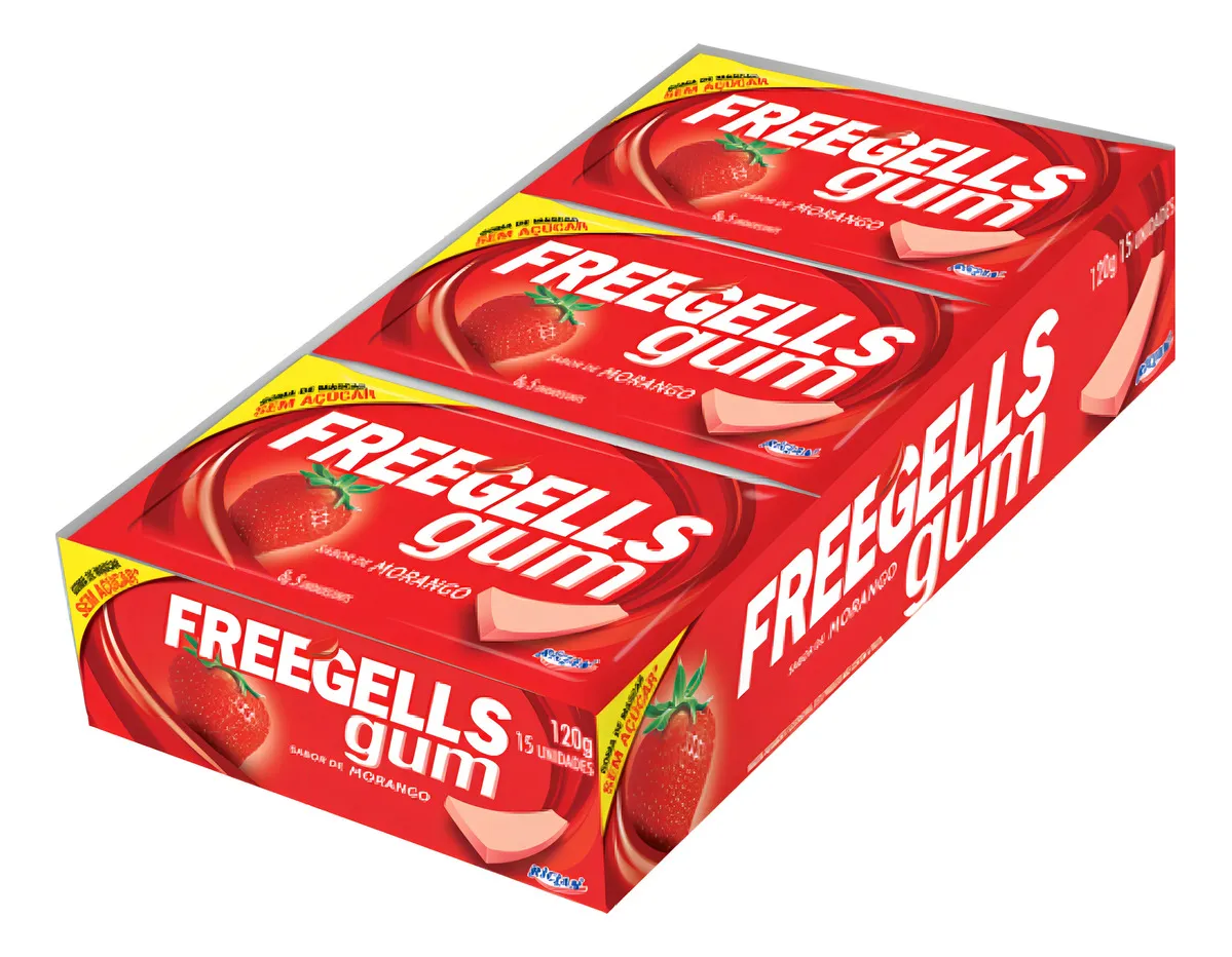 Freegels - Caixa com 12 unidades