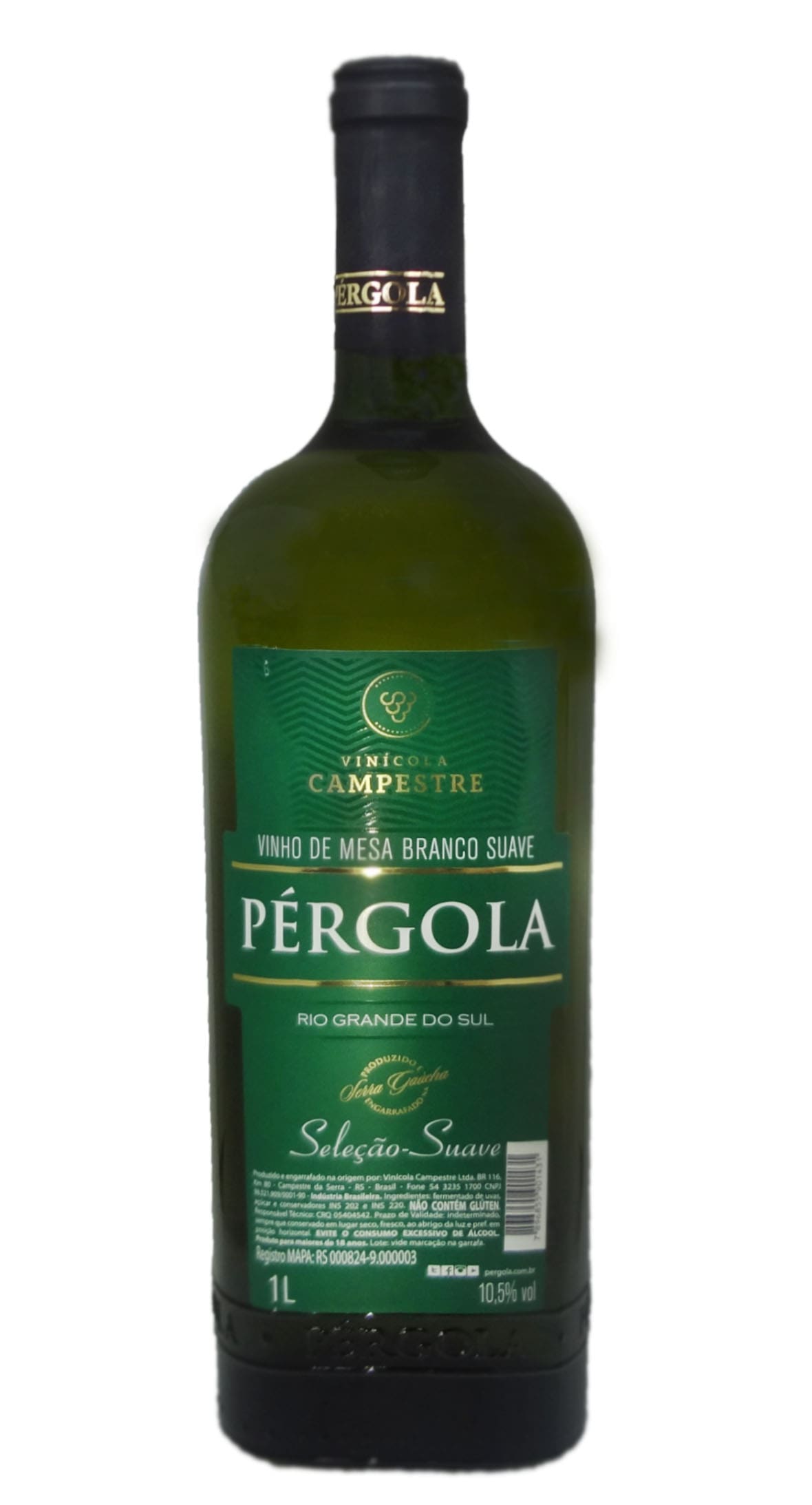 Vinho Pergola Suave Branco 750ml